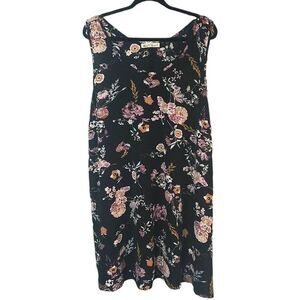 Wallflower Floral Plus size fairy mini casual dress 3X Cottage Core pink